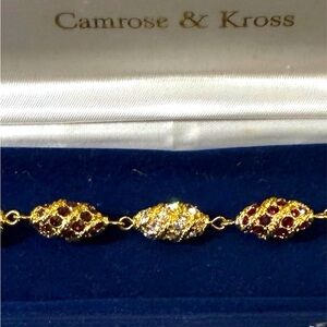 Camrose & Kross Vintage 90’s “Royal Egg” Jaqueline Kennedy Bracelet